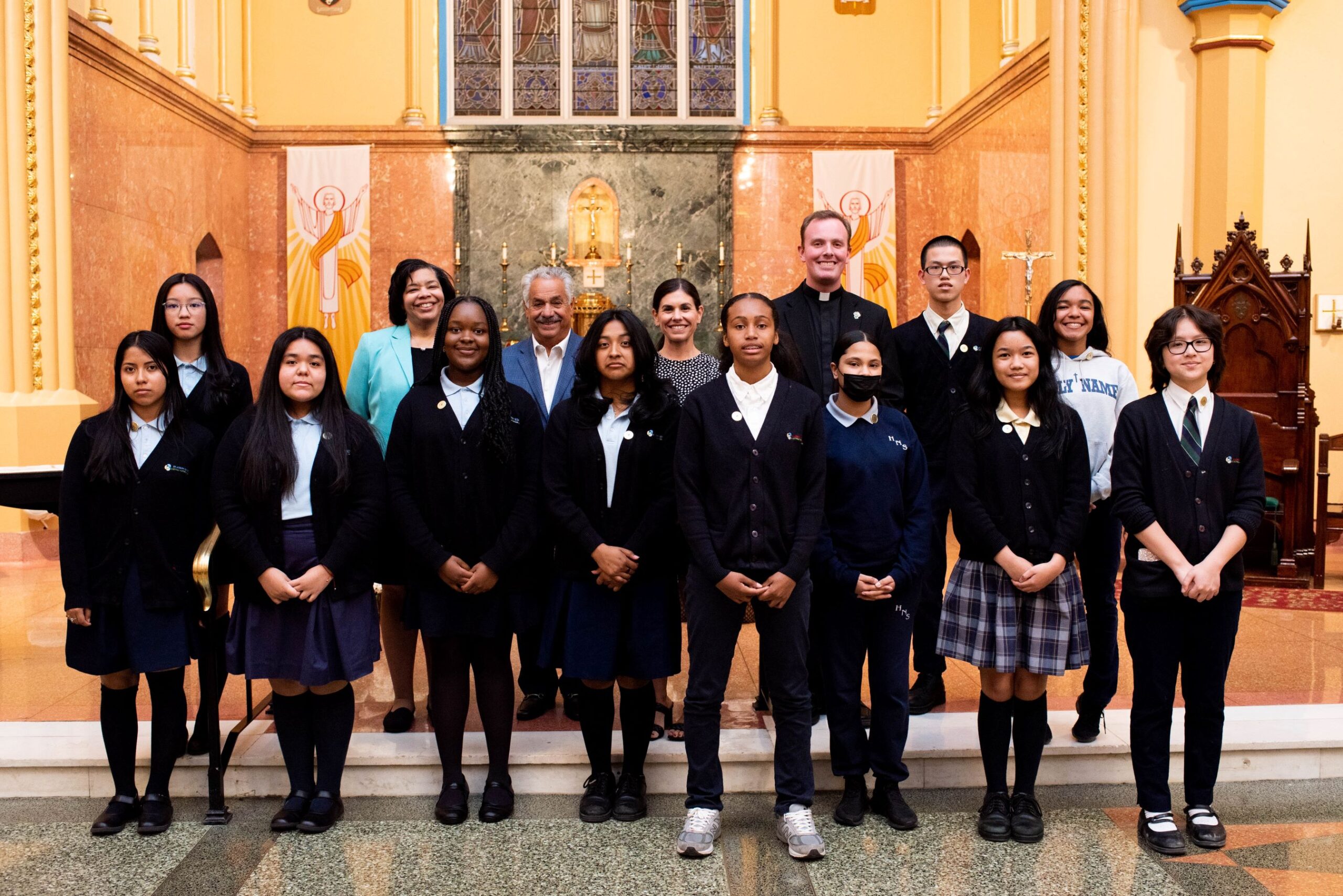 photo of new Domenica Scholars bound for Camden Catholic High School