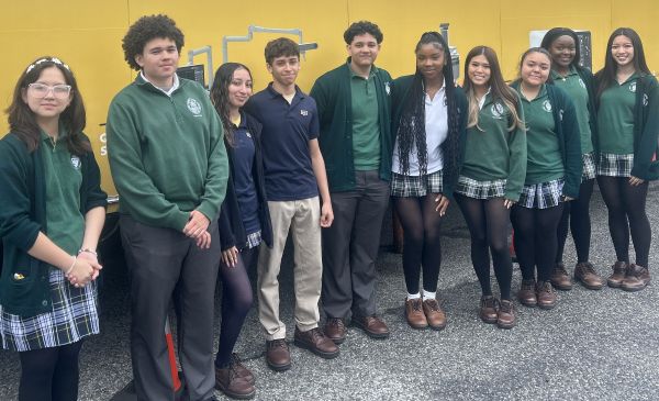 group photo of high school students